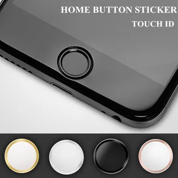 Ultra Slim pirštų Atspaudų Paramos Touch ID Home Mygtuką Lipdukas iPhone 7 7PLUS 6 6S 6PLUS 5 5S 5C SE lipdukų ant telefono