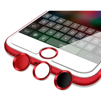 Ultra Slim pirštų Atspaudų Paramos Touch ID Home Mygtuką Lipdukas iPhone 7 7PLUS 6 6S 6PLUS 5 5S 5C SE lipdukų ant telefono