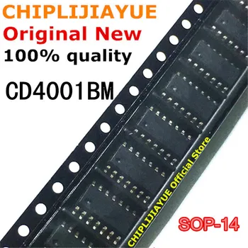 10VNT CD4001BM SOP-14 CD4001B CD4001 4001 SOP14 SMD Naujas ir Originalus IC Lustų rinkinys