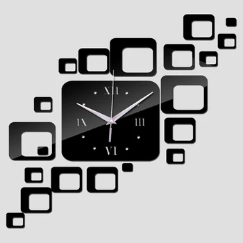 Laikas-ribotas kvarcas, sienos, namo apdailos naujas specialus pasiūlymas veidrodis iš akrilo laikrodis modernaus dizaino žiūrėti lipdukas