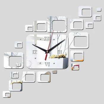 Laikas-ribotas kvarcas, sienos, namo apdailos naujas specialus pasiūlymas veidrodis iš akrilo laikrodis modernaus dizaino žiūrėti lipdukas