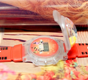 LED Žibintuvėlis Šviesos Žaislai Vaikams Laikrodžiai Mergaitės Berniukai Laikrodis Silikoninė Kūdikių Žiūrėti Želė Mados Žibintų Vaikams Žiūrėti