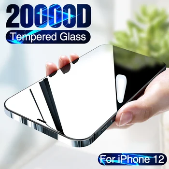 20000D Visiškai Padengti Grūdinto Stiklo iPhone 12 mini Screen Protector, iPhone 12 Pro Max Screen Protector, iPhone 12 Stiklo plėvelės