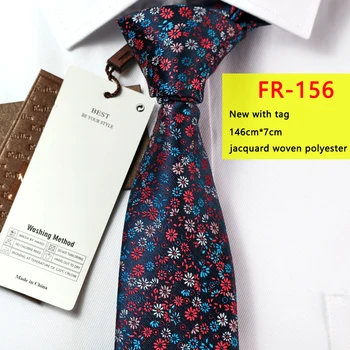 7CM Ryšius Vyrams Gėlių Necktie paisley gravata corbatas Oficialų Mens Ryšius Cravate Homme Dovana vyrams kaklaraištį Vestuvių Verslo Grupė