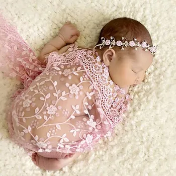 2019 Naujagimiui Motinystės Rekvizitai Baby Nuotrauka Rekvizitai Nuotrauka Antklodė Su Lankelis Rinkiniai 8 spalvos baby girl kaspinai priedai