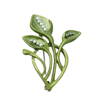 CSxjd Imitacija, Perlų, Kiaulpienės Paparčio Peach Blossom Brokoliai bambuko Magnolija Vanilės FlowerVintage Žalia Sagė