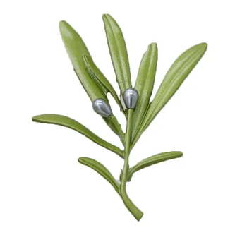 CSxjd Imitacija, Perlų, Kiaulpienės Paparčio Peach Blossom Brokoliai bambuko Magnolija Vanilės FlowerVintage Žalia Sagė