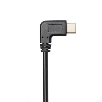 Kampas 90 Laipsnių USB3.1 Tipas-C su USB 3.0 Micro B Kabelį 5Gbps Duomenų Jungties Adapteris, Skirtas Kietąjį Diską, mobiliojo telefono, KOMPIUTERIO, OTG C Tipo