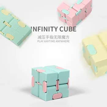 Naujas išskleidimo kubo Anti-nerimas begalinis kubo atnaujinti matinio išskleidimo suspaudimo artefaktas fidget infinity kubo žaislas