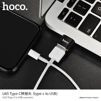 HOCO USB Keitiklis OTG Adapteris Micro Tipo C , Micro į Žaibo , USB Tipo, C Tipo-C USB Adapterius už Telefoną, Tabletės