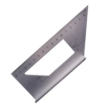 Aliuminio, Medienos Apdirbimo Scriber T Valdovas Daugiafunkcinis Aikštėje 45/90 Laipsnio Indikatorius Kampo Liniuote Matuoti Medienos Apdirbimo Įrankis