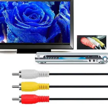 HDMI suderinamus suderinamus Vyras į 3 RCA Video, Audio (AV Adapteris, Skirtas 1080P HDTV DVD