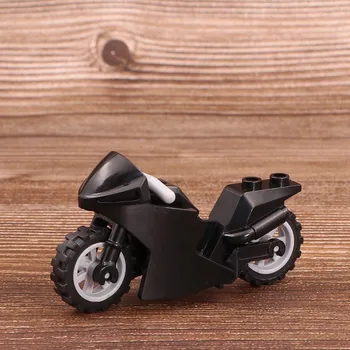 Krosas motociklų Ginklų Brinquedos Suderinama Playmobil Miesto Karinės Duomenys Kūrimo Bloką Plytų Originalus Mini Žaislai