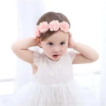 2019 Nauja Nėrinių Gėlių Vaikai Baby Girl Bamblys Lankelis Plaukų Juosta Apdangalai, Priedai Nėrinių Gėlių Ekrano Užsklandą Baby Nuotrauka Rekvizitai