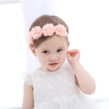 2019 Nauja Nėrinių Gėlių Vaikai Baby Girl Bamblys Lankelis Plaukų Juosta Apdangalai, Priedai Nėrinių Gėlių Ekrano Užsklandą Baby Nuotrauka Rekvizitai