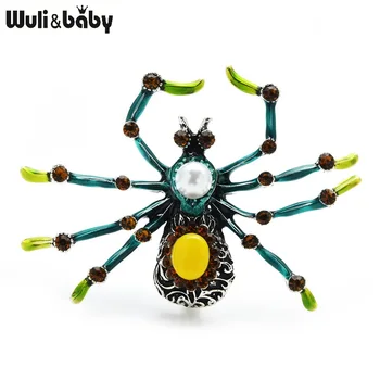 Wuli&baby Didelis Voras Sages Moterims Unisex 2-spalvų Vabzdžių Naujųjų Metų Sagės, Segtukai, Dovanos