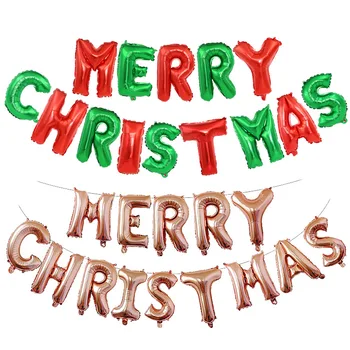 Linksmų Kalėdų Dekoravimo Balionai Laimingų Naujųjų Metų Šaliai, Kalėdų Senelis, Senis Besmegenis Kalėdų Folija Balionai Kalėdos