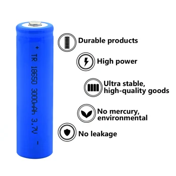 POSTHUMAN 18650 Baterija 3000mAh, 3,7 V Įkrovimo Ląstelių Energijos akumuliatoriai biudžeto įvykdymo patvirtinimo E-cigarette3.7V 3000mAh