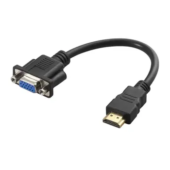 HDMI Male VGA (D-SUB Moterų Vaizdo AV Adapteris Keitiklis HDMI Kabelis, HDTV (Set-Top Kabeliai Adaptores Dropshipping
