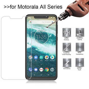 9H Grūdintas Stiklas Motorola Moto G5S G5 E5 E4 C Plus Ekrano apsaugos Moto G7 Galia E5 Plius Vieną Veiksmo Filmą