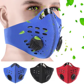 Naujos prekės Vyrams, Moterims Kolonėlė Stabdžių PM 2.5 apsauga nuo dulkių Vėjo Apsaugos Burnos, Veido Kaukė Lauko Darbo Saugos Respiratorių