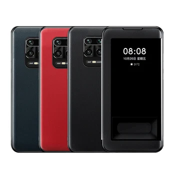 Prabangus Odinis Langą Peržiūrėti Flip Case For Xiaomi Redmi 10X Pro 5G 4G Pastaba 9S 9 9A 8 8A K20 K30 Ultra 10 Mi Lite 9T Telefono Dangtelį