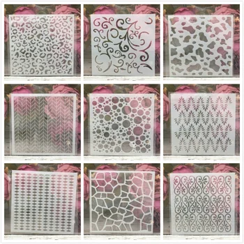 9Pcs/Set 13cm Burbulas Dot Gėlių Rodyklių Tekstūros 