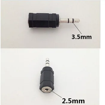 3.5 mm Male 2,5 mm Moterų 3.5-2.5 stereo Jack Audio pc telefono ausinės ausinės Konverteris adapteris kabelio