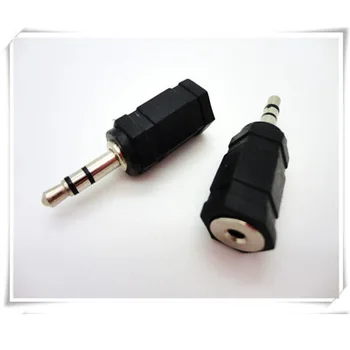 3.5 mm Male 2,5 mm Moterų 3.5-2.5 stereo Jack Audio pc telefono ausinės ausinės Konverteris adapteris kabelio