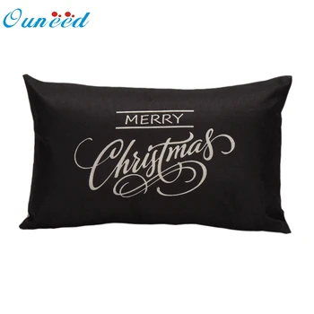 Ouneed kalėdų pagalvėlių apvalkalus stačiakampio sofa dekoratyvinės pagalvės užvalkalą u61110
