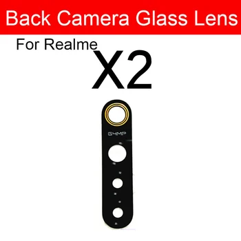 Atgal Galinio vaizdo Kamera, Stiklo Lęšis Realme 5 5i 5S 6 6i X Lite XT 730G X2 X3 Superzoon Q Pro 48MP 64MP 68MP atsarginės Dalys