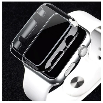 Dirželis Apple žiūrėti 6 5 juostos 44mm 40mm iwatch juosta 42mm 38mm HD Screen Protector atveju padengti Vandeniui bamperis 