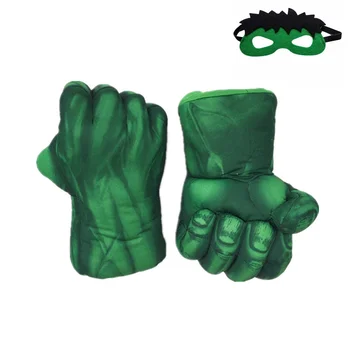 1 Pora Hulk Sutriuškinti Rankas Geležies Pliušinis Vyras Pirštinės Performance Priedai Žaislai Cosplay Priedai