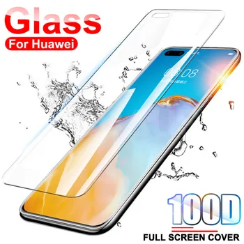 9H Apsauginis Stiklas Huawei 30 P40 Lite E Grūdintas Screen Protector, Huawei P20 Pro P10 Lite Plius P Smart 2019 Stiklo Plėvelės