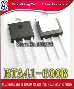 5VNT/daug BTA41-600B BTA41600B BTA41 BTA41-600B simetriniai triodiniai tiristoriai 40 Amp 600 Voltų TO-3P naujas originalus