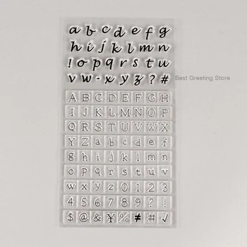 Didžiųjų ir mažųjų raidžių antspaudai aišku, silikoninių spaudų abėcėlės ženklų