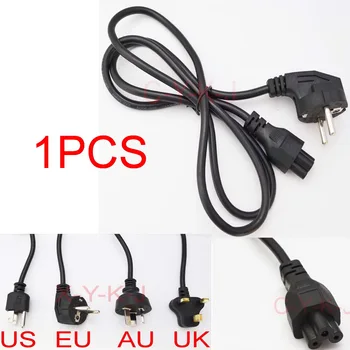 1pcs Didmeninės AC Maitinimo Laidas, kabelis nešiojamas adapteris švino Adapteris ES, JAV, AUSTRALIJA ,UK Plug Visus Turimus