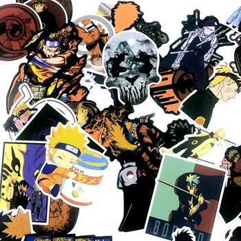 50-100vnt Naujas Gražus Naruto Grafiti Žaislas Lipdukas Forscrapbook Šaldytuvas Žaidimo Mašina Riedlentė Motociklo Gitara Bagažo