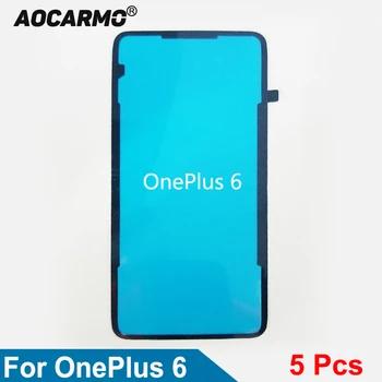 Aocarmo 5vnt/Daug OnePlus 6 1+6 galines Duris Baterijos Dangtelis klijuojamas Lipdukas Klijų Juostos Pakeitimo