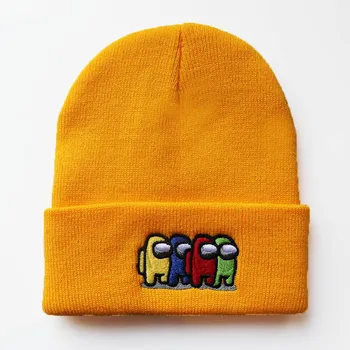 Unisex Žaidimas Tarp Mūsų Megzti skrybėlę Bžūp Vaikams Tarp Mūsų Žaidimas Hip-hop skrybėlę Vaikams Šalta Įrodymų, Laikyti Šiltai Trumpas Spalva Paprastas Skrybėlę