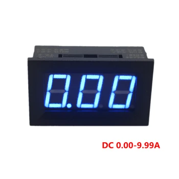 DC 0-10A Ammeter Dabartinės Amperas Metrui Mėlyna LED Skaitmeninis Ekranas Ampermeter Maitinamas DC 4.5-28V