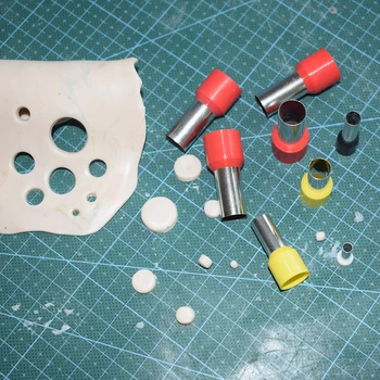 1mm-10mm 40pcs/daug Mini Nerūdijančio Plieno Apvalus Punch Cutter Polimero Molio Keramika, Keramikos Anga Todėl Skulptūrų Įrankiai
