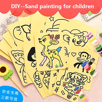 Dubbi smėlio tapyba vaikams 
