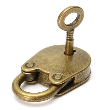 1Set Metalo Senas Vintage Stiliaus Mini Spynos Maži Bagažo Box Key Lock Vario Spalvos Daug 3 Namų Naudojimo Aparatūros Apdaila