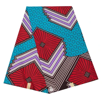 Afrikos, Nigerijos Spaudinių Batikos Audinio Nekilnojamojo Vaškas Kratinys Siuvimo Suknelė Amatų Apsējs Poliesteris Aukštos Kokybės Ankara Dizaineris Tissu