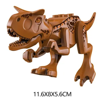 Juros Periodo Dinozaurų Pasaulyje Indoraptor Triceratopsas Indominus Rex Stigimolokas Pav Blokų Statybos Pastatas, Žaislai Vaikams