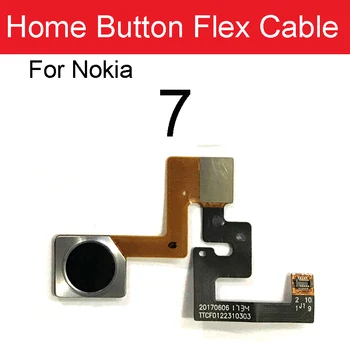 Home Mygtuką, Pirštų Atspaudų Flex Kabelis Skirtas Nokia 5 6 7 8.1 X5 X6 X7 7.1 5.1 6.1 Plius Palieskite Meniu Jutiklis Flex Juostelės Remontas, Dalys