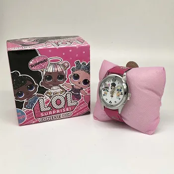 Vaikų elektroninės žiūrėti cartoon laikrodžiai LOL staigmena lėlės, vaikų darželis, studentų dovanų dėžutėje žiūrėti vaikams žiūrėti mergina laikrodžiai