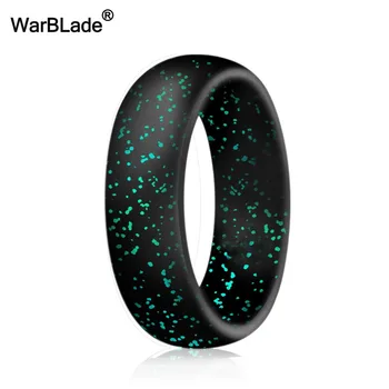 WarBLade 5.7 mm Maisto Klasės FDA Silikoniniai Žiedai Moterims Vestuvių Gumos Juostos Hipoalergicznych Lanksti Silikoninė Piršto Žiedą