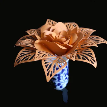 3D Gėlės Lapai Trafaretas Metalo Pjovimo Miršta Scrapbooking Amatų Miršta Antspaudų ir Štampų Dygsnio Arrivage Snijmal Lt Įspaudas Naujas